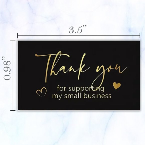 100 Pcs.Thank you Cards & Stickes Bundle - Picture 4 of 8